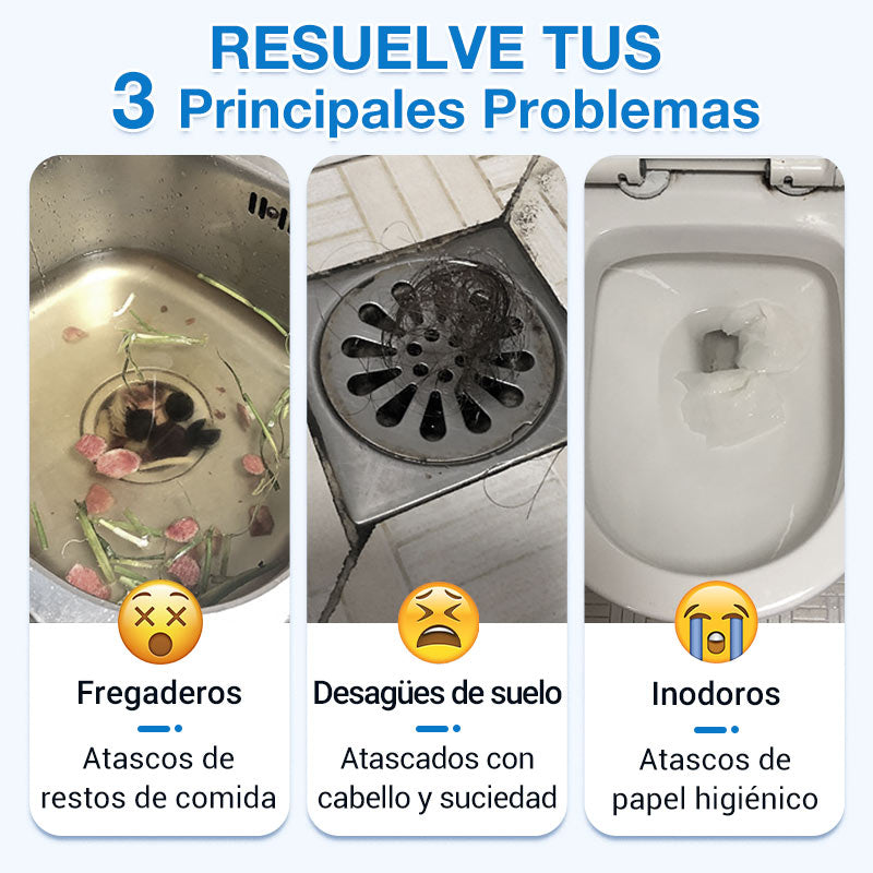 🔥TurboFlush™✨🎁 Potente polvo para desatascar tuberías