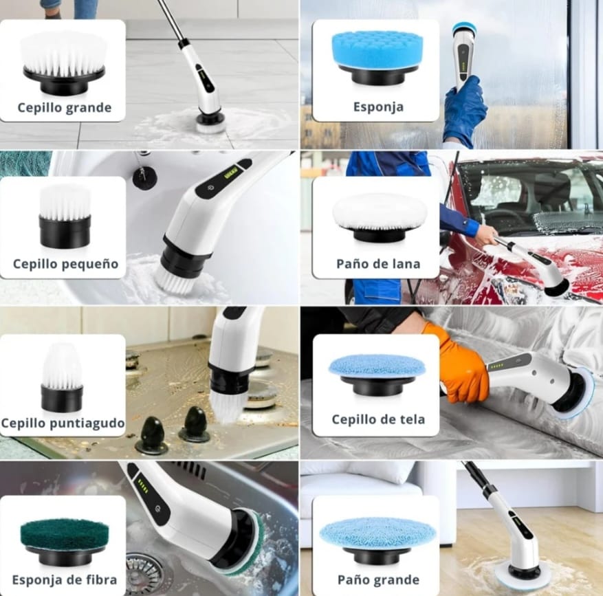 Cepillo de Limpieza Multifuncional 9 EN 1