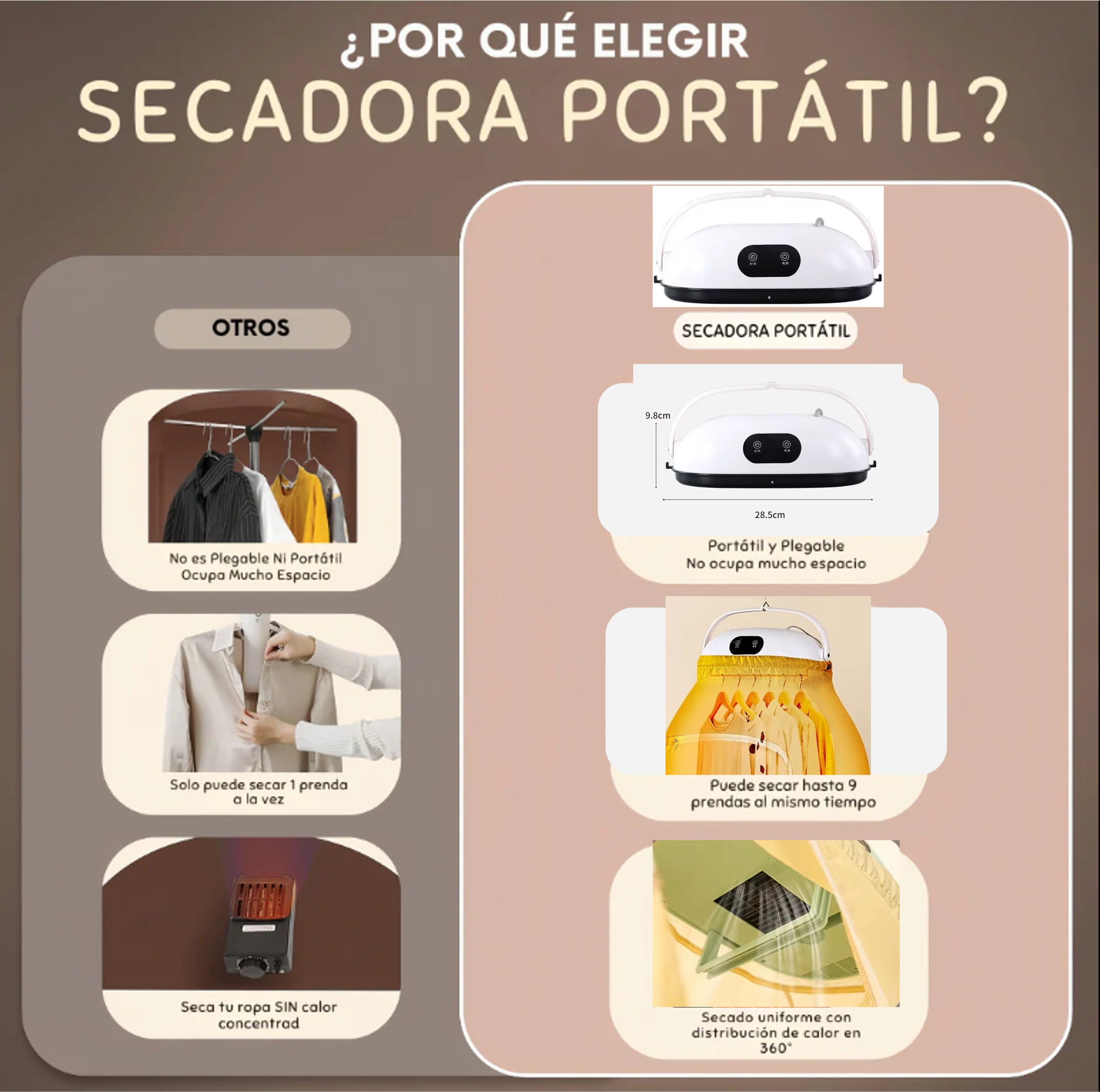 AirLoop™ SECADO PORTÁTIL INTELIGENTE | ENVÍO GRATIS