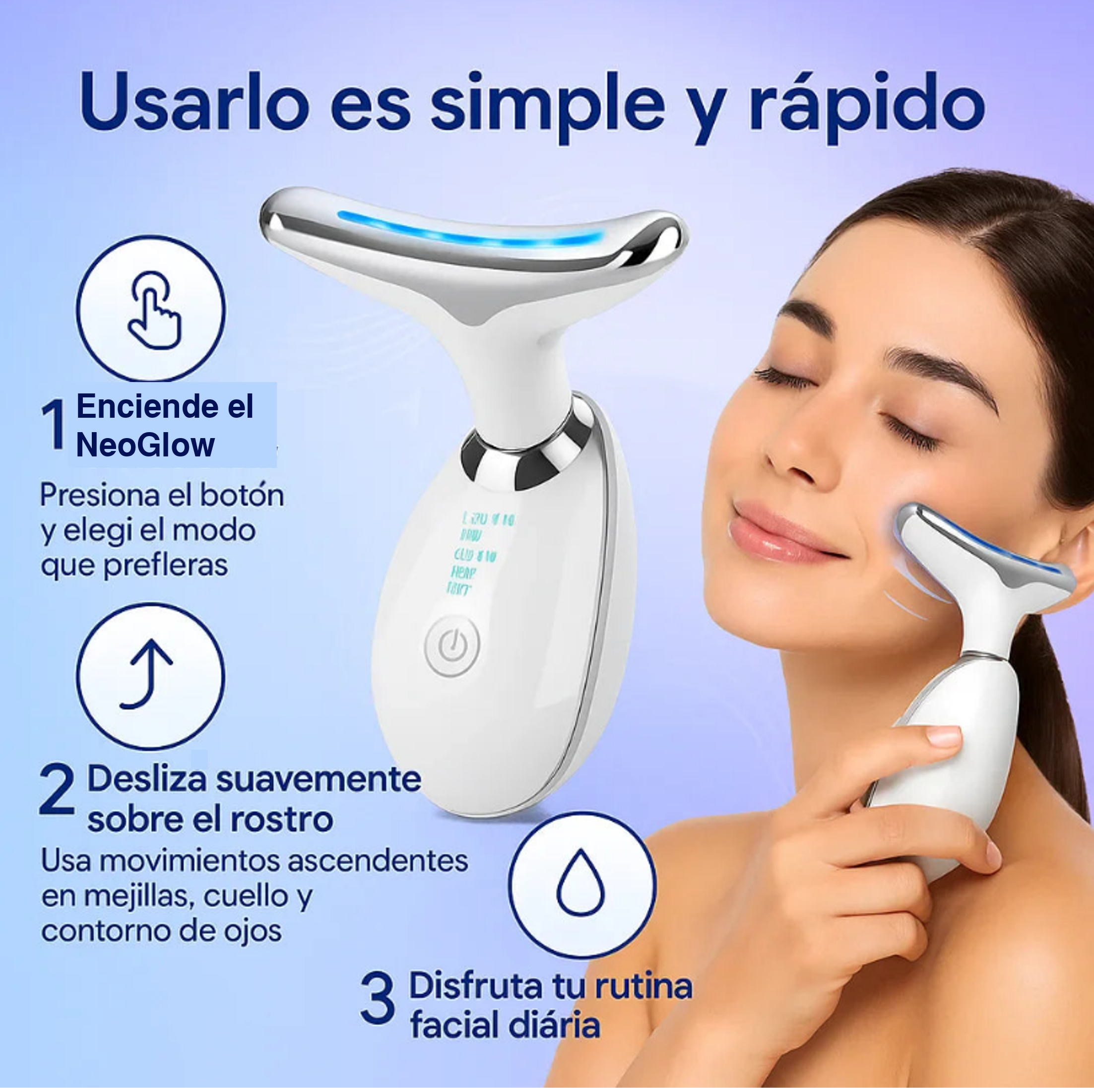 NeoGlow™ Rejuvenecimiento y Tonificador